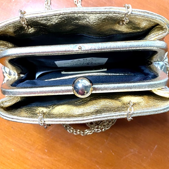 Zara gold purse evening bag - Picture 2 of 6